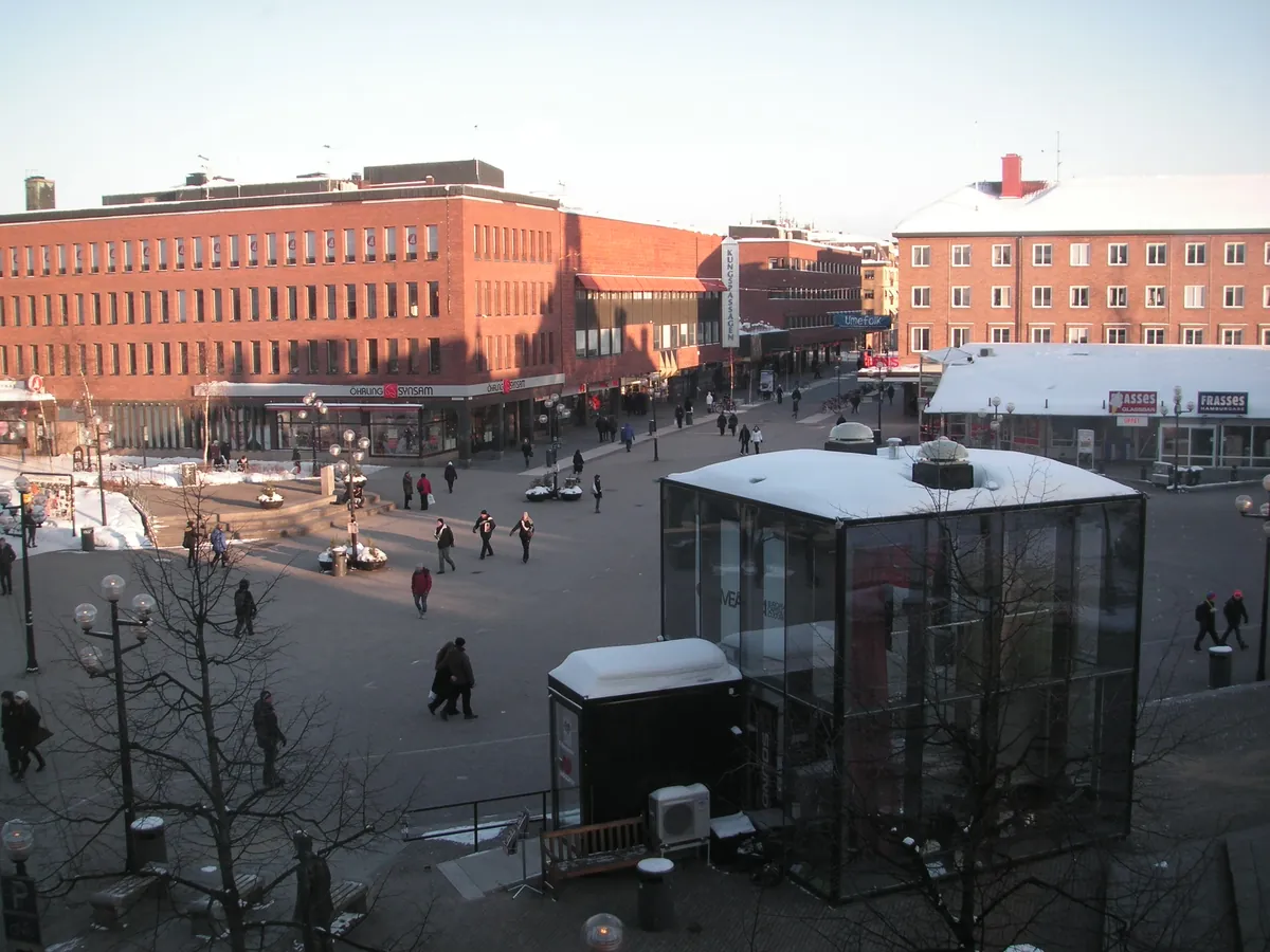 Rådhustorget i Umeå